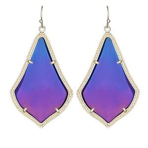 Kendra Scott Alexandria Earrings Iridescent Black